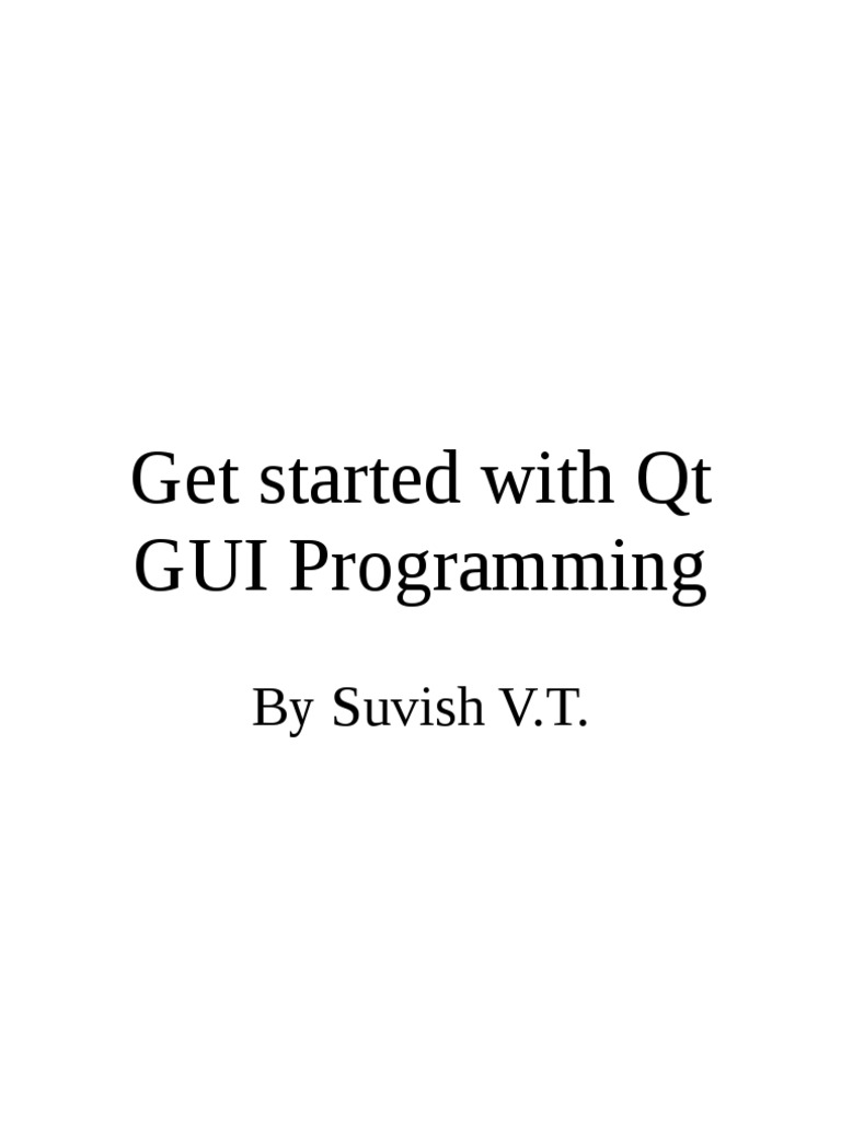 Qt Projects For Beginners Pdf – Qt Tutorials For Beginners 1 – NQQA