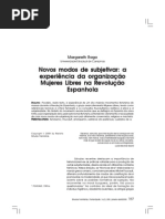 Organização das Mujeres Libres na Revolução Espanhola - Rago