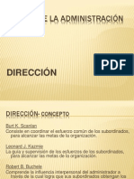 Etapas de La Administración-Dirección