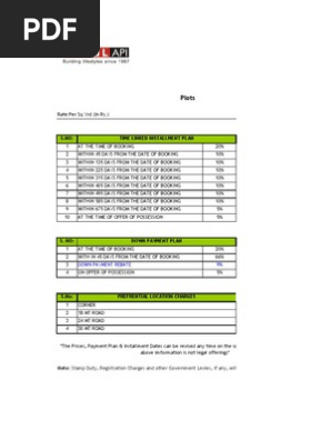 Payment Plan