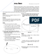 Elliptical Orbits Work Sheet