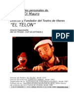 Antecedentes Enrique Di Mauro, Director de EL TELON