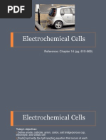 Voltaic and Electrolytic Cell Comparison