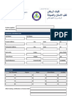 Application Form Riyadha