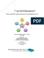 Is ERP An Evil Business? Paper by Jayabalaji Sathiyamoorthi