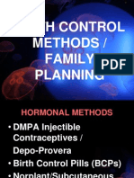 Birth Control Methods / Family Planning