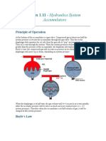 Section 1.11 Hydraulic System Accumulators