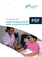 Health Building Note 04-01:
Adult in-patient facilities