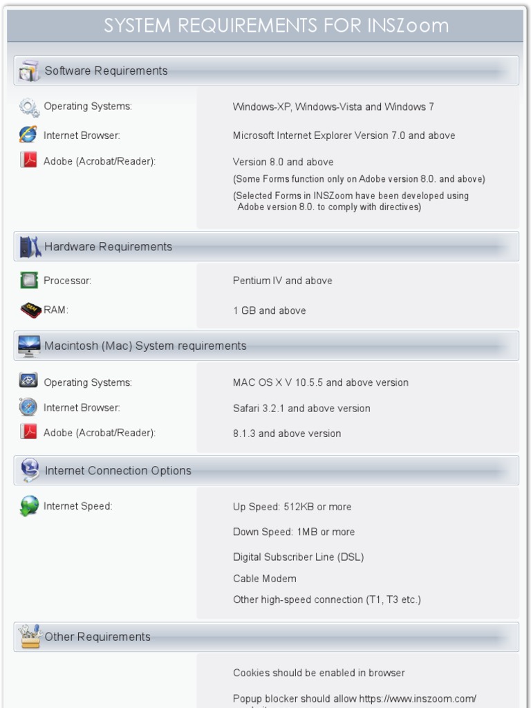 System Requirements | PDF