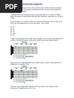 Exercícios dedilhado