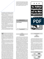 Leaflet The Political Organisation and The Mass Organisation