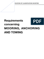 IACS Requirement for Mooring