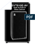 Ampeg SVT810E-AV Dual 4x10-8x10 Bass Cabinet