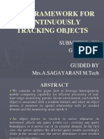 Pam: Framework For Continuously Tracking Objects: Submitted by G.Kanmani