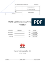 UMTS Iub Dimensioning Principle and Procedure V1 (1) .5-20100901