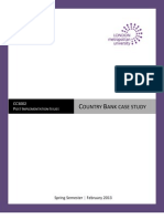 CC3002 2013 Coursework MyBank Islington Case Study