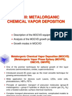 Part Iii: Metalorganic Chemical Vapor Deposition