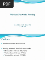 Wireless Networks Routing2003