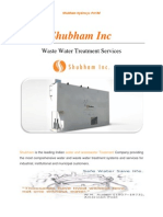 Waste Water Treatment Services | Shubham India