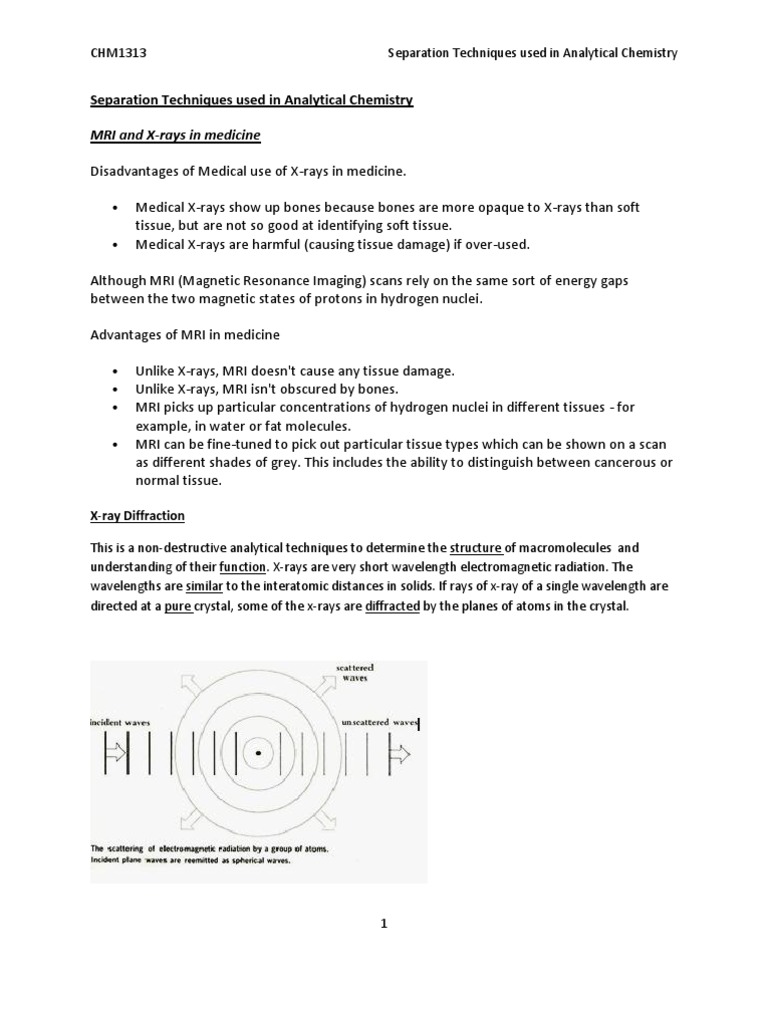 Separation Techniques in Analytical Chemistry | PDF | Wellness