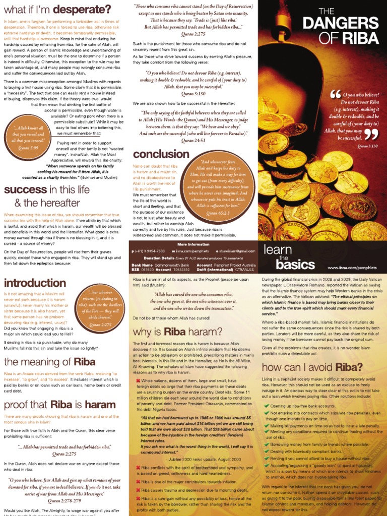 The Dangers of Riba in Islam | PDF