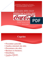 Analiza Site Coca-Cola