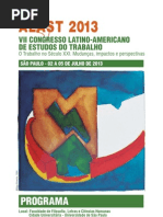 Programa ALAST2013