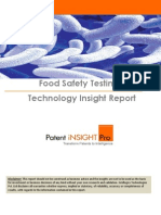 Food Safety Testing Patent Search and Analysis Report