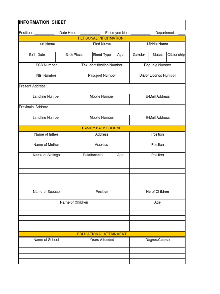Info Sheet | PDF