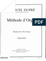 Dupre, Marcel - Method For The Organ