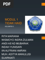 Download Modul 1 Tidak Haid by Iin Alfriani Amran SN160216952 doc pdf