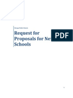 Chicago Public Schools Request For Proposal for New Charter Schools