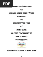 Download Yamaha motor company project by navitsh10 SN160223578 doc pdf