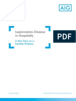 Legionnaires Disease in Hospitality