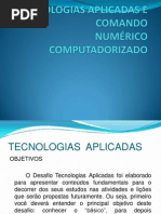 Aula de Cnc Tecnologias Aplicadas e Comando
