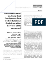 Consumer Oriented Functional Food Development