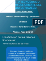 razones financieras