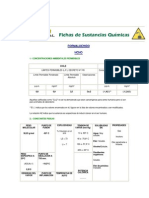 Ficha Quimica Formaldehido