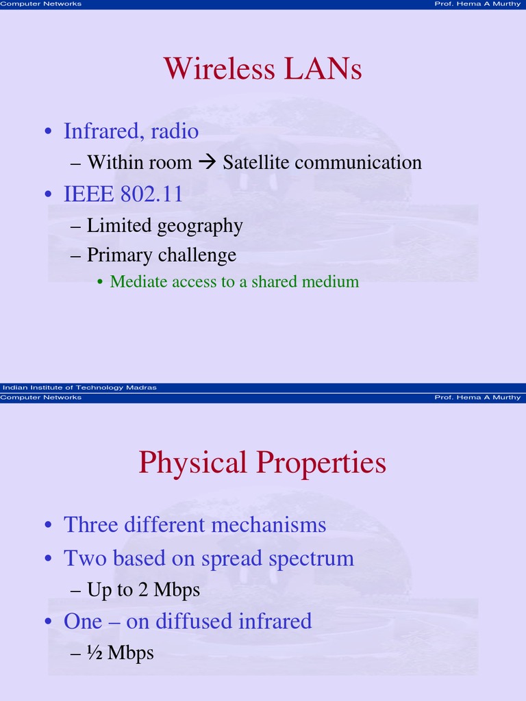 Wireless LANs and Access Control Mechanisms | PDF | Technology ...