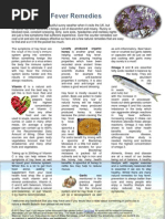 Natural Hay Fever Remedies