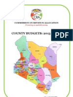 CRA - County Budgets 2013-2014