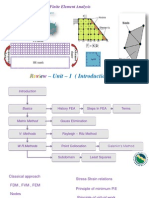 Unit - 1 (Introduction) : Finite Element Analysis