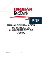 Instalación de tanques de almacenamiento