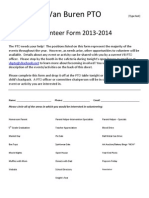 Volunteer Form 2013-2014