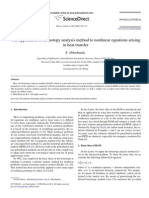 The Application of Homotopy Analysis Method To Nonlinear Equations Arising in Heat Transfer