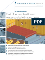 Solid Fuel Combustion On Water-Cooled Vibrating Grate: Plant Equipment and Components