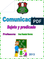 Separata de Comunicacion - Sujeto y Predicado