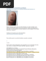 Instalando leitor biométrico no Ubuntu