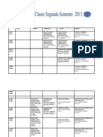 HORARIO  SEGUNDO SEMESTRE QUINTO AÑO