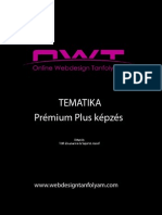 OWT Prémium Plus webdesign tanfolyam